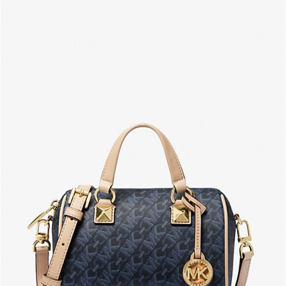 Grayson Small Empire Signature Logo Duffel Crossbody Bag - Picture 3 of 3
